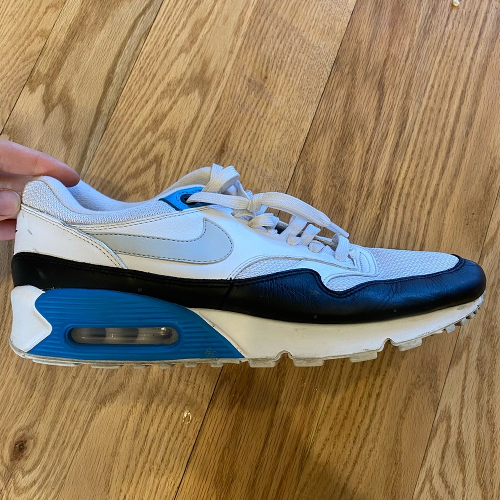 Nike White and Black Air Max Sneakers 2018